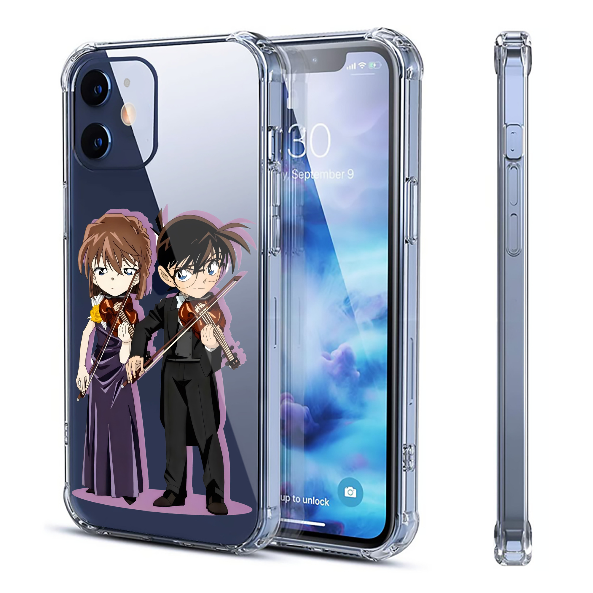（画像用） 名探偵コナン 灰原 哀 はいばら あい Detective Conan Anita Hailey、Vi Graythorn Haibara Ai 【iPhone 12シリーズ対応】透明スマホケース（クリアソフトケース）